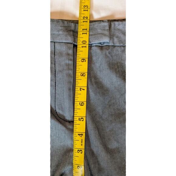 APOSTROPHE Women's BlackWhite Striped Cropped Flat Front Pants - SIZE 20W - Picture 9 of 9